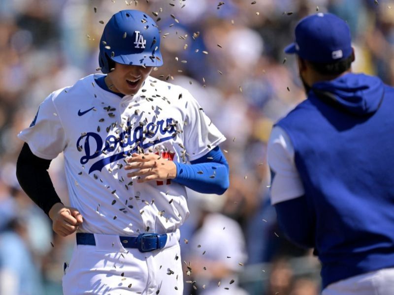 Ohtani bags strikeouts, home run as Dodgers rout Nationals