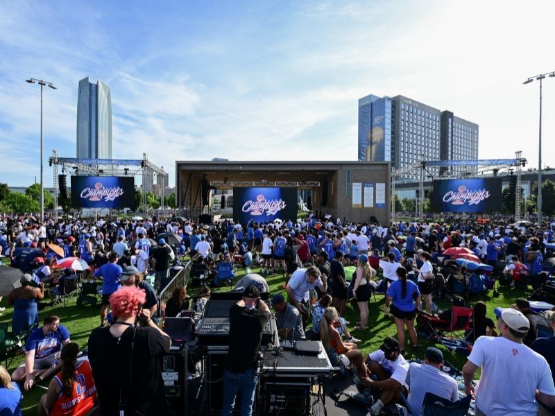 Thunder celebrate first NBA title with Oklahoma City parade