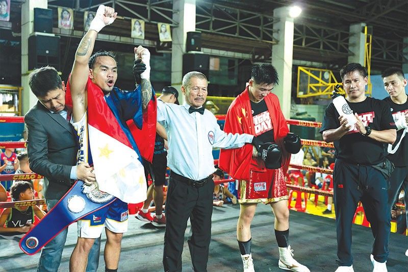 Dave Pe&Atilde;&plusmn;alosa milangkat sa WBF Silver Lightweight title