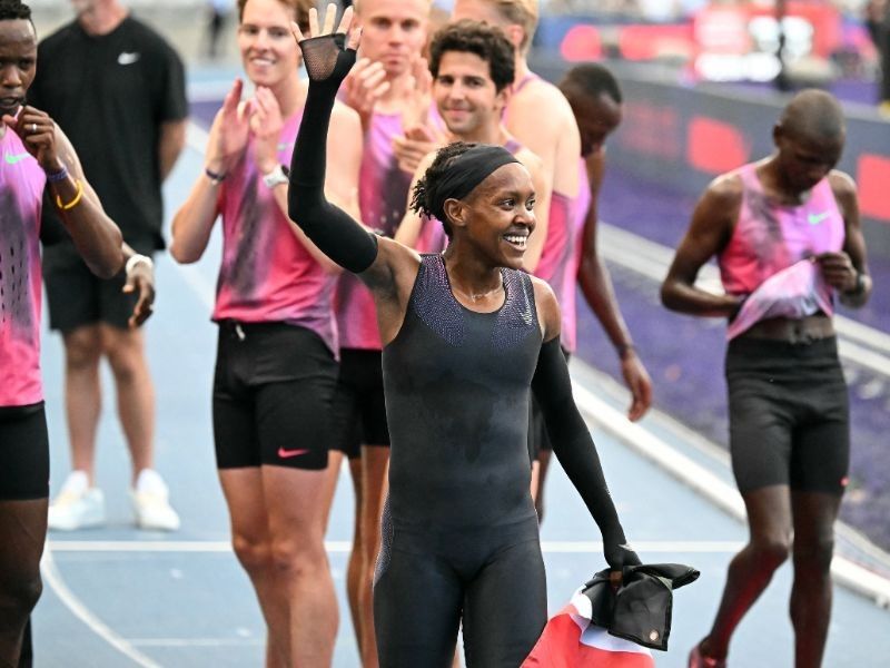 Kenya's Faith Kipyegon breaks women's 1,500m world record