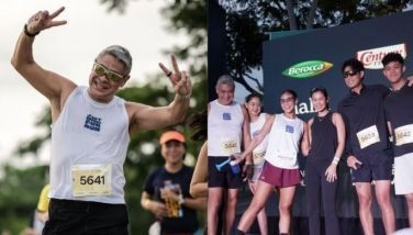 Anthony Pangilinan joins daughter Hannah's run, 1st completed race since heart surgery
