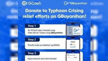 NGOs call for fundraising for flood-hit areas in Philippines via GBayanihan