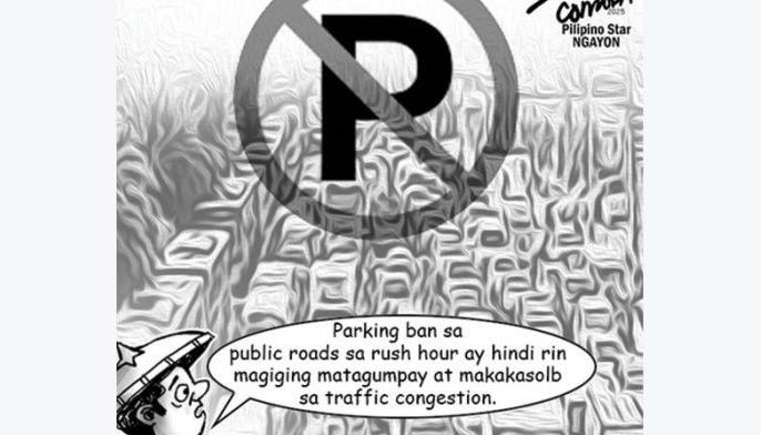 EDITORYAL &mdash; Total ban sa street parking, mahihirapang ipatupad