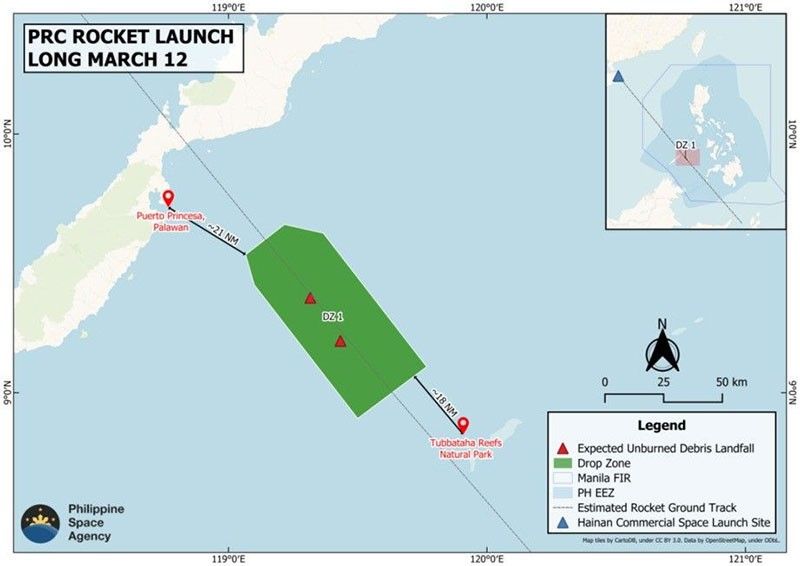 Explosion in Palawan linked to rocket launch