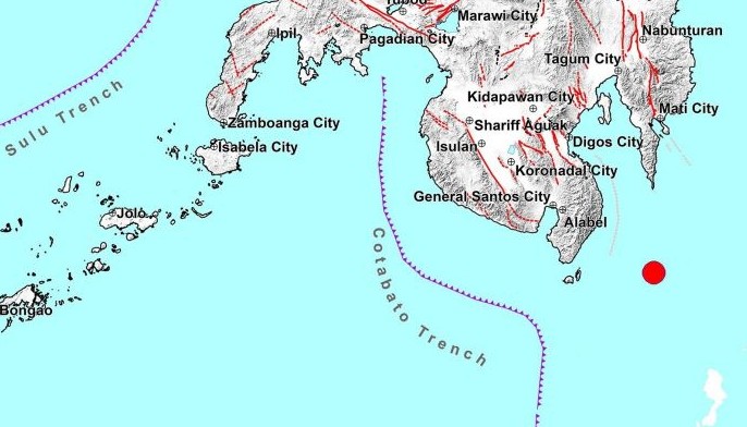 Magnitude 5.3 quake jolts Davao Occidental coast, aftershocks expected