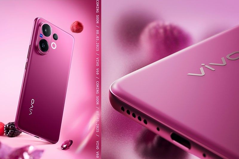 Bold and bright: vivo V60 in Berry Purple drops Sept. 3 | Philstar.com