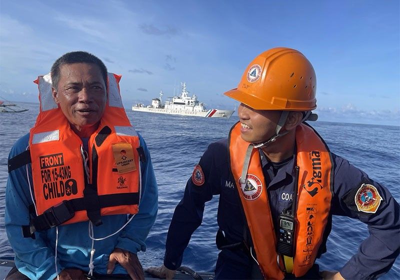 PCG rescues missing fisherman in Bajo de Masinloc