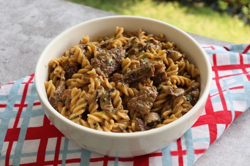 Pinoy version of Beef Stroganoff