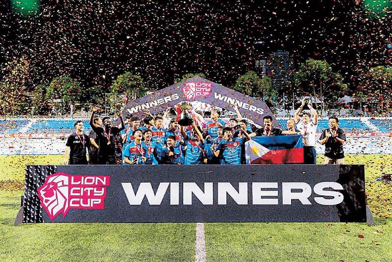 Philippines U16 booters bag Lion City Cup