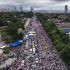 Drone footage: 'Trillion Peso March' fills street as far as the eye can see