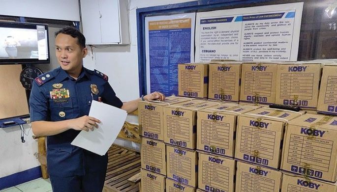 Mga pekeng tire sealant products, drugas nakompiska