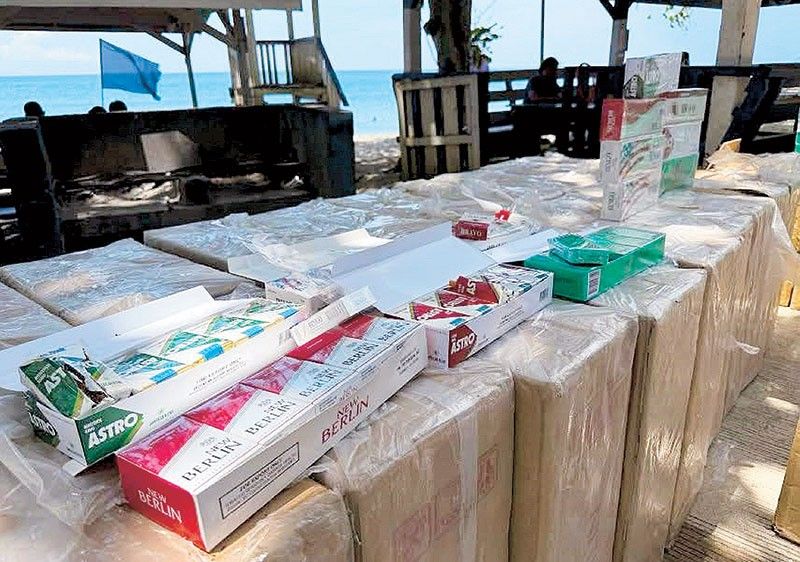 Navy intercepts P18.7 million smuggled cigarettes in Basilan, Sulu