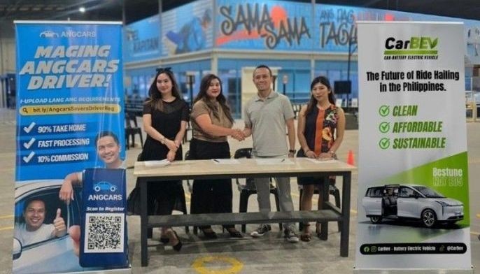 CarBEV, AngCars partner to launch the Philippines&rsquo; first all-electric ride-hailing fleet