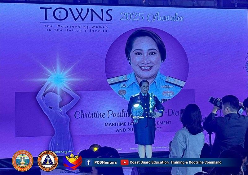 First female PCG aviator given Towns award