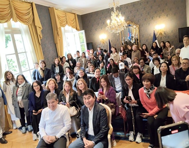 Tulfo visits OFWs in France