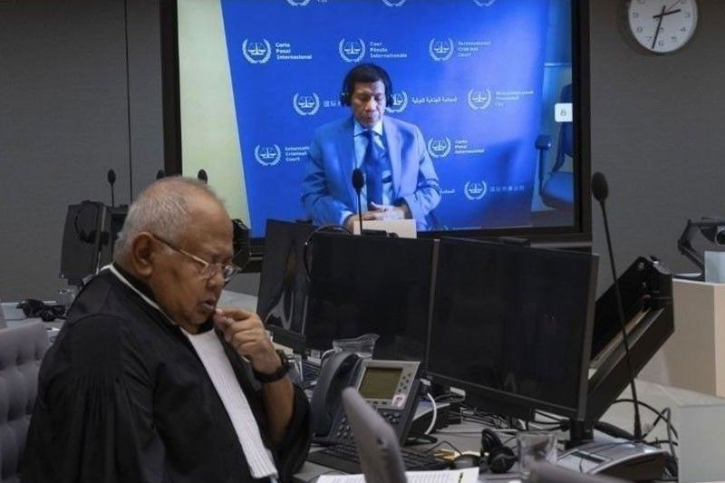 Duterte lawyers: No basis to continue ICC proceedings