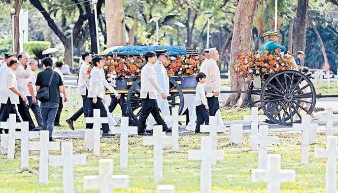 Enrile laid to rest at Libingan ng mga Bayani