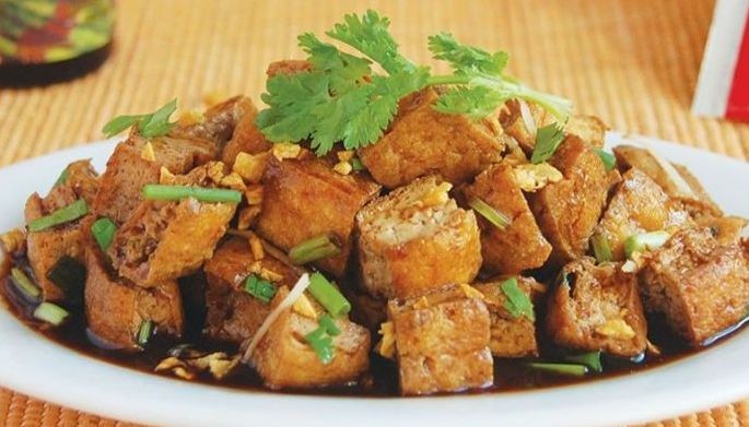 Try this vegetarian dish: Ginger Tofu