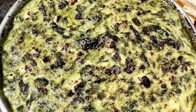 Spinach dip for healthy snacking