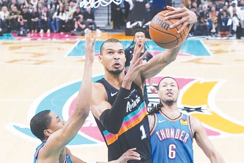 SGA-less Thunder pinigilan ng Spurs