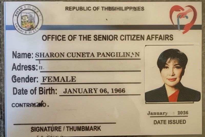 Sharon Cuneta flexes her senior citizen card
