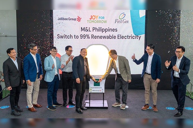 Jollibee Group powers Philippine commissaries with 99% renewable energy from First Gen