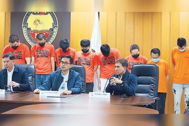 8 Chinese nabbed in Muntinlupa scam hub