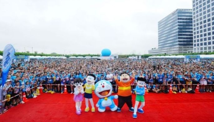 Thousands turn up for successful Doraemon Run