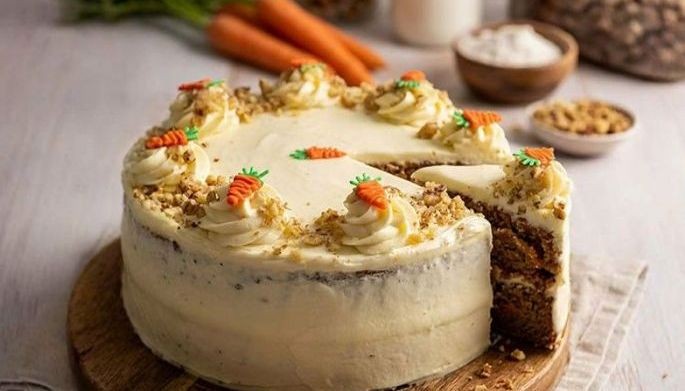 Chef Dorothy Ferreria's classic Carrot Cake