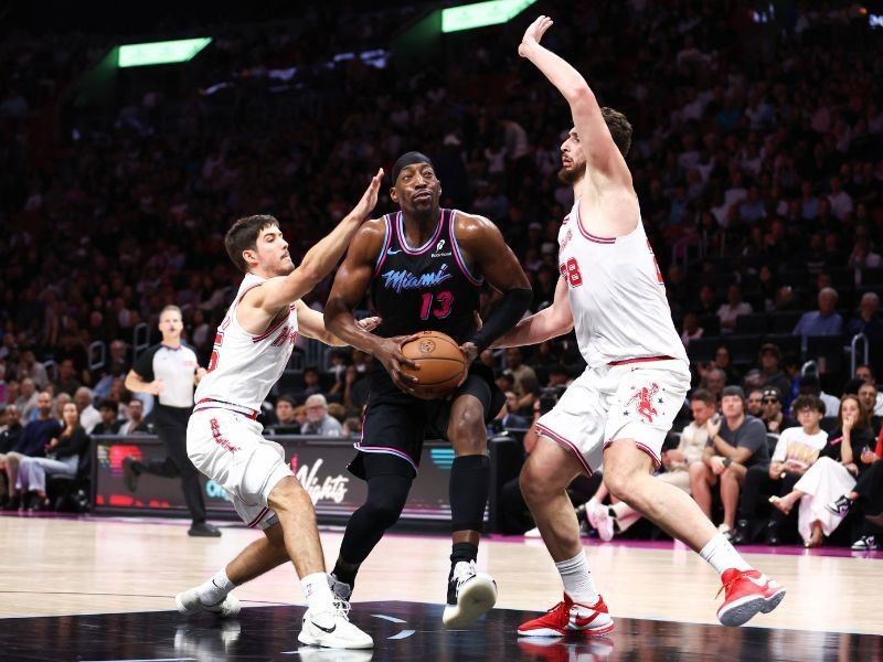 Adebayo shines as Heat down Rockets