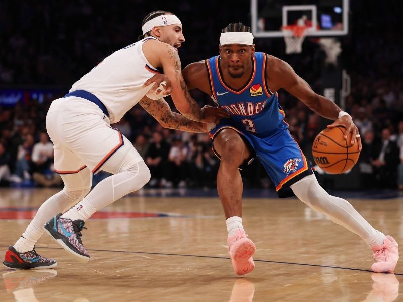 Gilgeous-Alexander rules over Knicks again in Thunder win