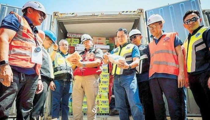 P47.44 million smuggled food products seized in Subic