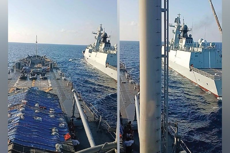Philippines vessel avoids crash with China warship