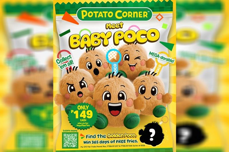 Potato Corner drops Baby Poco Blind Boxes; collect and win 365 days of free fries!