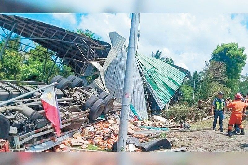 4 killed as truck rams Davao covered court