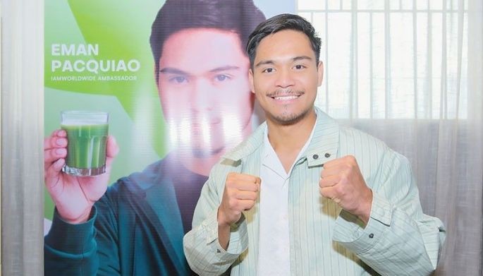 Eman Bacosa takes father Manny Pacquiao&rsquo;s advice to heart