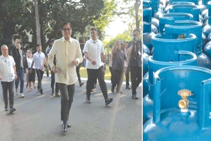 Excise tax sa LPG, Gas gisuspenso