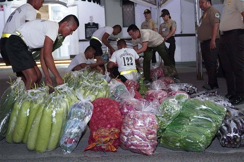 Marcos sends veggies to BuCor