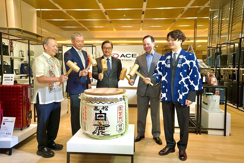 Japanese brand ACE Bags and Luggage opens first store in the Philippines at Mitsukoshi BGC