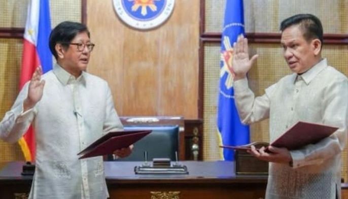 Mel Sarmiento sworn in as presidential peace adviser