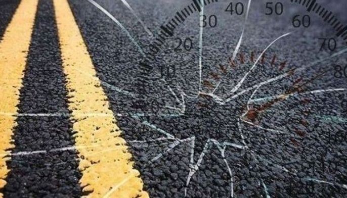 Senior dead after motorcycle hits parked truck