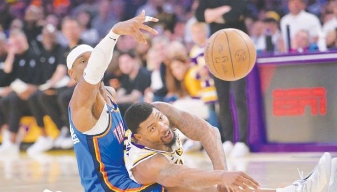 Lakers delikado na sa Thunder