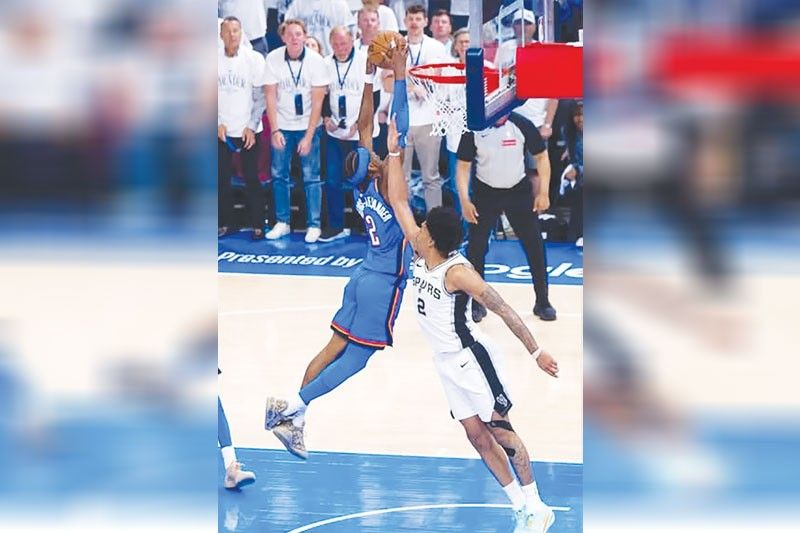 Spurs binawian ng Thunder