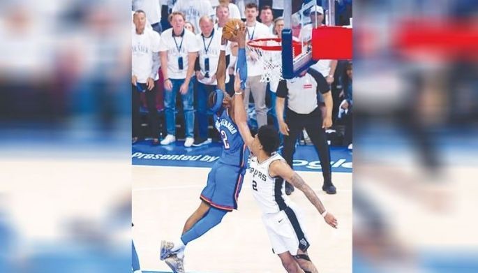 Spurs binawian ng Thunder