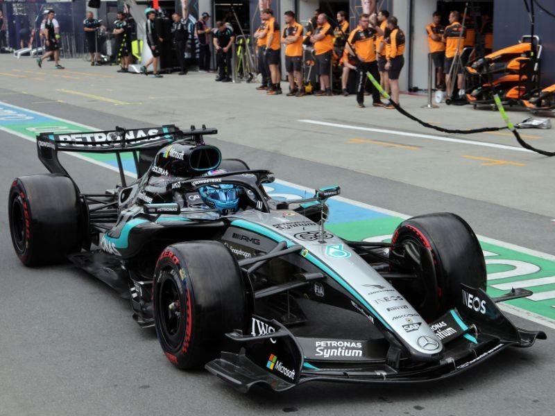 Russell snatches pole in Canada with late lap to frustrate Antonelli