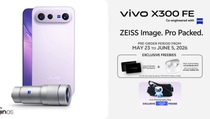 Pre-order vivo X300 FE, compact flagship for creators