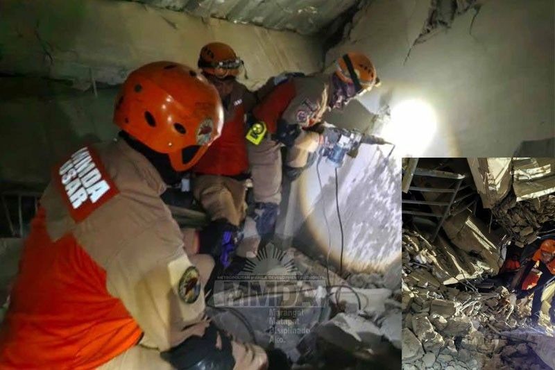 Gumuhong gusali sa Pampanga, 10 na ang patay