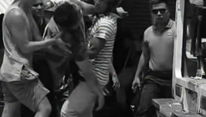 Sibilyan todas sa barilan ng 2 pulis at 3 magnanakaw!