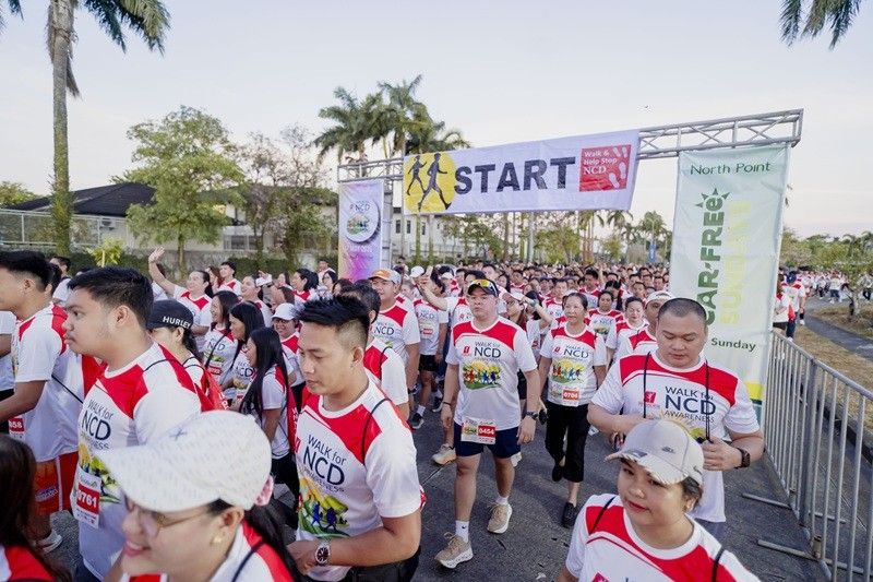 Mercury Drug Foundation holds NCD awareness walk in Negros Occidental