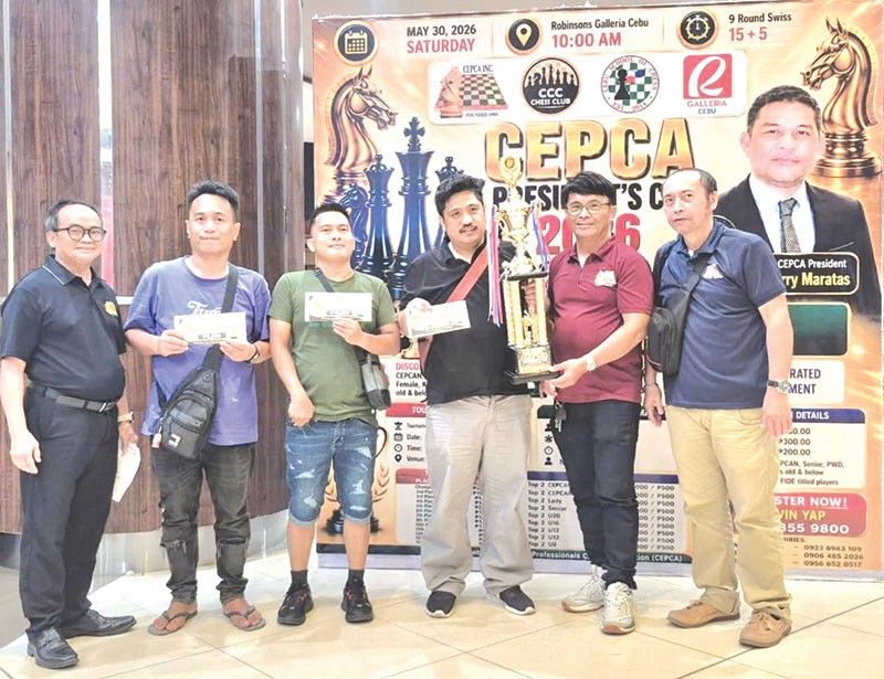 National Master Rommel Ganzon naghari sa CEPCA President's Cup 2026